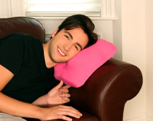 Deluxe Comfort My Breast Friend Memory Foam Pillow (16" x 11" x 4") - Fun Unique Gag Gift Idea - Durable Memory Foam - Throw Pillow with Benefits - Throw Pillow, Pink - Thumbnail 5