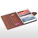 ULAK iPad Air Case, Multi-Angle Rotating Stand Protective Case Cover for Apple iPad Air (2013 Release) with Automatic Wake/Sleep Function (Rose Gold/White Stripes)
