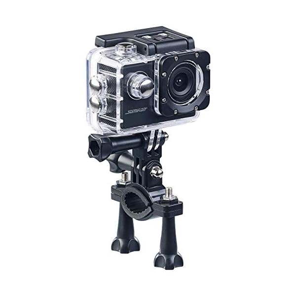 Somikon Action Kamera: HD-Action-Cam DV-1212 V2 mit Unterwasser-Gehäuse, IP68, bis 30 m (Dashcam Fahrrad, Aktion Cam, Überwachungskamera) – Bild 4