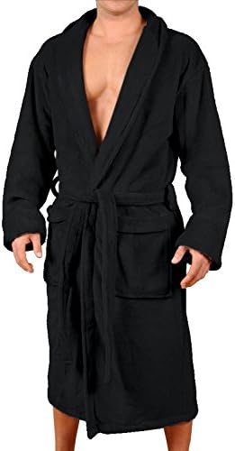 Wanted Men's Micro Fleece Bathrobe