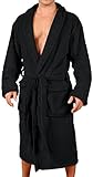 Wanted Men's Micro Fleece Bathrobe