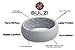 BULZi Wedding Bands, Massaging Comfort Fit Premium Silicone Ring with Airflow, Men's 8mm Classic Dome Design, Breathable Flexible Work Safety Comfort (Black Size 12)