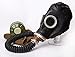 Black Soviet GP Gas Mask with rubber hose (post-apocalyptic cosplay costume) (XLarge: Over 71cm / 27.95