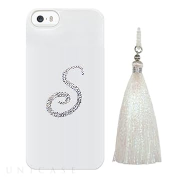 Amazon Iphonese 5s 5 ケース イニシャルケース S パールホワイト ケース カバー 通販