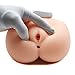 Male Masturbator for Men SAMMOR 3D Realistic Silicone Pussy Ass Vagina Anal for Male Masturbation Virgin Butt Adult Sex Toys 3.2 Pounds