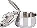 Utopia Kitchen Premium Stainless Steel Saucepan With Cover - Induction Compatible & Multipurpose - 1 Quart