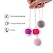 Kegel Balls for Tightening – 6 Kegel Exercise Weights Exercise kit for Beginners to Advanced for improving Bladder Control and Tightening Pelvic Floor Muscles, Silicone Kegel Balls for Women