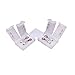 TronicsPros 10pcs 2 Pin L-Shape Connector 8mm Wide SMD 3528 2835 Flex LED Strip to Strip Connector Right Angle Corner Connector for Single Color 3528 2835 Flexible LED Strip LED Ribbon LED Tape Light