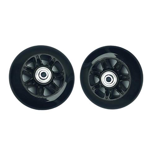 YongXuan Outher Diameter 3.54 Inch Mute Wear-Resistant Luggage Suitcase Replacement Wheels Kit Inline Outdoor Skate Replacement Wheels (3.54