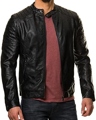 ジャケット・アウター cotton biker jacket Lashvine Black Cotton Jacket Mens Biker Gothic Style Rock Punk