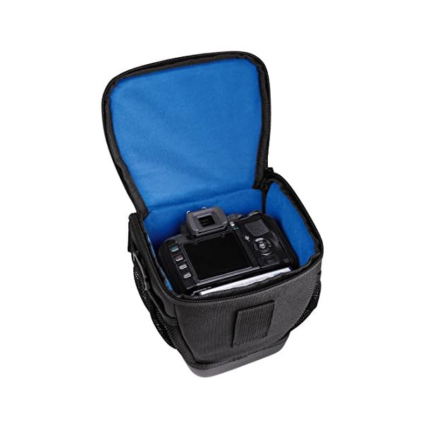 Hama Kameratasche Outdoor für DSLR Kamera mit Objektiv, wasserabweisender Hartschalenboden, stoßfest, gepolstert, Innenmaße 16 x 10 x 16 cm, Colttasche Ancona HC 110, schwarz – Bild 3