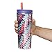 Bubba Envy Double Wall Insulated Straw Tumbler - Dual-Wall Insulation - Spill and Leak Proof Lid - Great to Take Anywhere: Work, Gym, Pool, and More - 24 Ounces - Purple Circle Graphic - BPA-Free