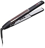 Izutech KTX450 V3 Round Edge Diamond Tourmaline Ceramic Plates Flat Iron with Auto Shut Off Safety Feature, 1 Inch, Copper