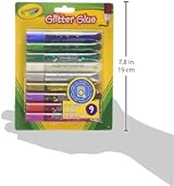 Crayola Glitter Glue Assorted Colours Pack of 9 3+ Kids Crafts view 7
