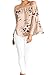 ZESICA Women's Casual Floral Off the Shoulder Bell Sleeve Chiffon Blouse Shirt Tops