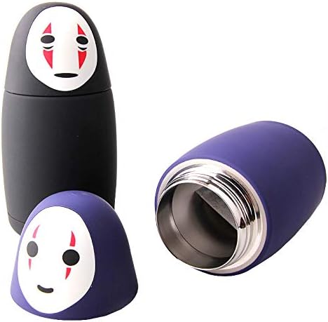 Stainless Steel Vacuum Flask Big Belly Cup no face Male Water Cup Cartoon Men and Women Pair Cup Korean Cup