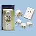 Travel Power Converter Adapter 1600W 4 Plugs 220-110 V Transformer Charger New !