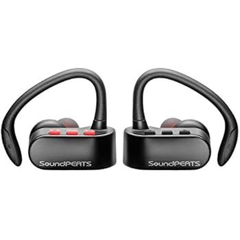 SoundPEATS Wireless Earbuds, True Wireless Stereo Bluetooth 4.2 Headphones Cordless Earphones Sweatproof in-Ear Headset with Mic, Secure Fit for Sports