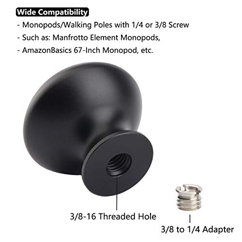 AFVO Trekking Pole Monopod Head Grip Knob with Compass for Walkabout Monopod Walking Stick - Thumbnail 3