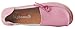 Serene Womens Pink Leather Cowhide Casual Lace Up Flat Driving Shoes Boat Slip-on Loafers - Size 8
