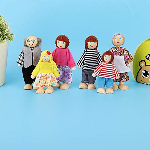 Baby Theater Dolls Accessories Kids Plush Toys for Children Gift Game Cartoon Finger Puppets(6 Set)