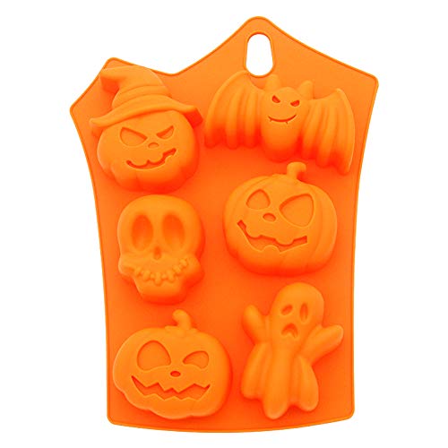 Silicone molds,LKE Muffin Pan Halloween Limited Edition cupcakes liners Nonstick silicone pans baking Mold for Jello/Cookie/Chocolate/Candy /Ice/Cake Mold - Thumbnail 5
