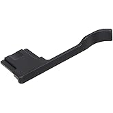 HITHUT Hot Shoe Thumb Grip for Ricoh GR II GR III Digital Camera Accessories Made of Aluminum Alloy Black