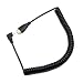 Seadream Right Angled Coiled Micro HDMI to HDMI Male Cable - Stretched Length 50cm to 1.8m - Supports Ethernet, 3D (Right Angled) primary