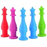 eBoot 5 Pcs Silicone Chewable Pencil Toppers , Therapy Toys, Chewy Tubes, Fidgets, Oral Motor Chew