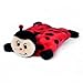 ZippyPaws - Squeakie Pads No Stuffing Plush Dog Toy - Ladybug