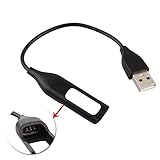 Replacement USB Charging Charger Cable Cord for Fitbit Flex Band Wireless Activity Bracelet Charge - 0.59 feet Black