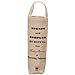 Santa Barbara Design Studio WBAG-2510E JKC Cotton Canvas Wine Bottle Bag, Strong and Complex