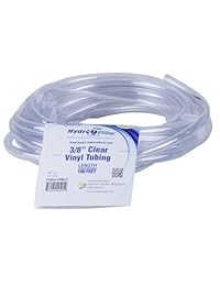 Hydro Flow rollo de tubería de vinilo de 100 pies, 1 2 pulgada de diámetro interno y 5 8 pulgadas de diámetro externo, Negro
