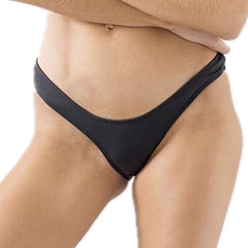 Sexy Women's High Cut Leg V Shape Brazilian Cheeky Bikini Bottom (M