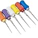 Enshey 6pcs Dental Endodontic Niti Rotary Files 1 Pack Universal NiTi Files Large Tapered Endodontic Niti Rotary Files Universe Engine SX-F3 25MM Mixed