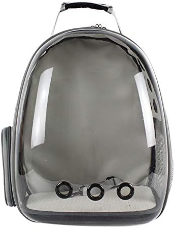AKwell Portable Space Capsule Pet Carrier Backpack, Pet Transparent Dome Traveler Knapsack Multiple Air Holes Waterproof Lightweight Bag for Cats Petite Dogs & Small Animals