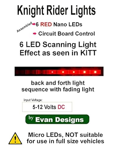 Knight Rider Scroll Knight Rider LED Scrolling Circuit for KITT Car or Cylon Raiders ...