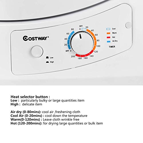 5 Costway+Clothes+Laundry+Stainless+Electric