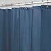 InterDesign Mildew-Resistant PEVA 3 Gauge Shower Liner, Stall 54 x 78, Navy