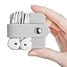 ELFRhino Silicone Earphone Organizer Earphone Wrap Winder Headphone Cord Organizer Wrap Winder Manager/Cable Winder(Gray, 1 Piece)