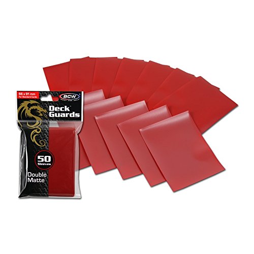 image for BCW 1000 Double Matte Deck Guard Sleeves for Collectable Gaming Cards 