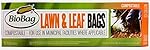 BioBag Premium Compostable Lawn & Leaf Yard Waste Bags, 33 Gallon, 10 Count (Pack of 2)