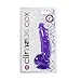 Climax Soft PVC Realistic 9 inches Dildo Suction(Naughty Purple)