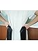 Women PU Leather Soft Self Tie Bowknot Band Wrap Around Sash Obi Belt Black
