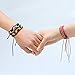 ELCOHO Colorful Friendship Bracelets Handmade Mix 30 Pieces Various Styles Woven Bracelets for Wrist Anklet