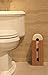 Bamboo Toilet Paper Holder perfect for toilet paper storage or general bathroom storage, a freestanding toilet paper holder handmade from biodegradable bamboo
