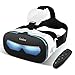 Canbor VR Headset with Remote Controller, Virtual Reality Headset 3D VR Goggles Glasses for 3D Movies and Games Compatible with 4.0-6.3 Inches Apple iPhone, Samsung Sony More Smartphones