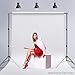Julius Studio [Large Heavy Duty] 12.5 x 10 ft. (W x H) New Gen. Backdrop Stands, Background Support, Enhanced Stability: No Bending, No Shaking, Leg Shoe Mount Ground Stake for Outdoor Use, LNA1106