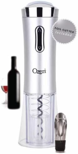 Ozeri Nouveaux Ii Electric Wine Opener With Foil Cutter Wine Pourer And Stopper Amazon Co Uk Kitchen Home