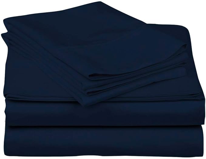 Epic Cotton California King Waterbed SheetSet 4 Piece Attached with Fitted Sheet